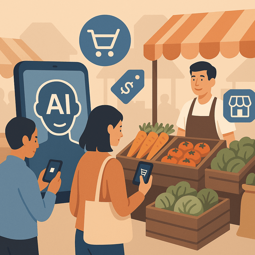 AI와 전통 시장의 디지털화