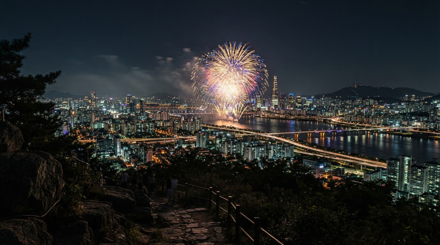 여의도 불꽃축제 명당 식당