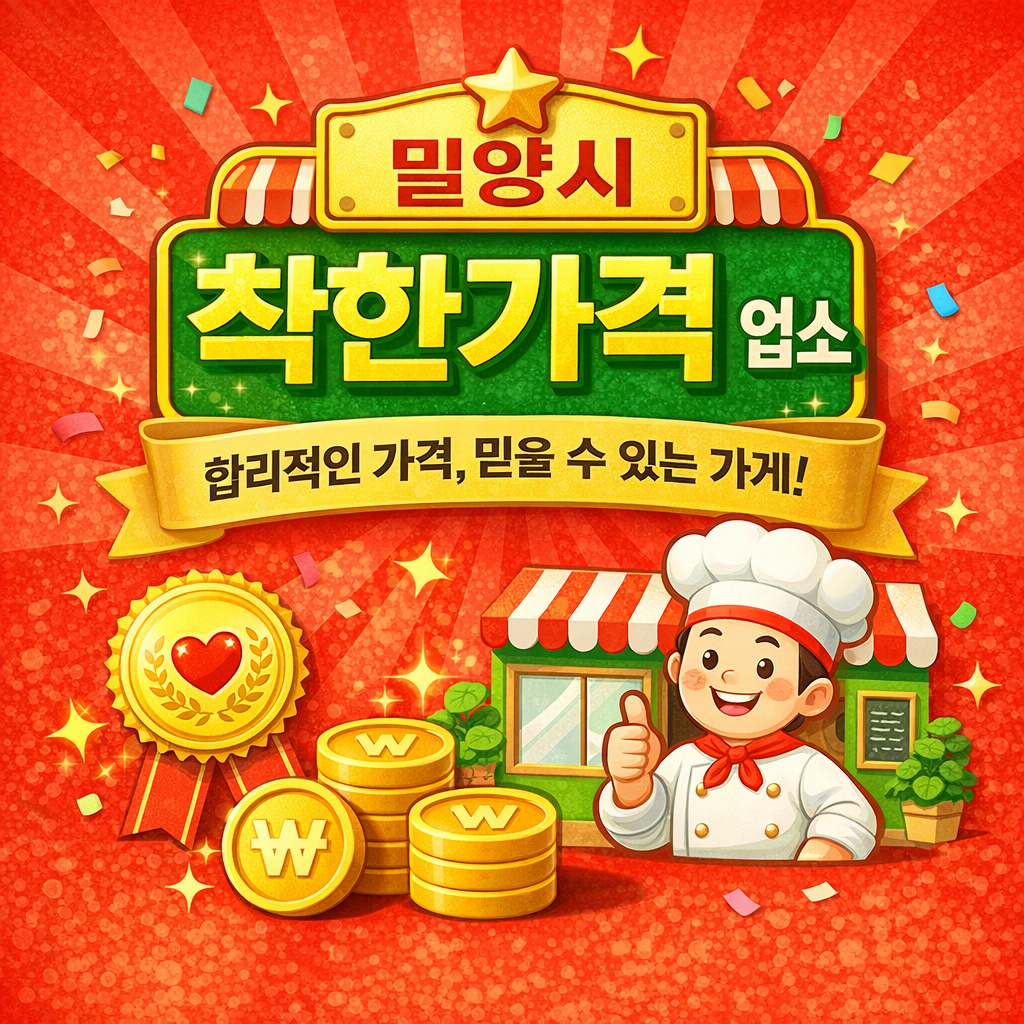 밀양시 착한가격업소