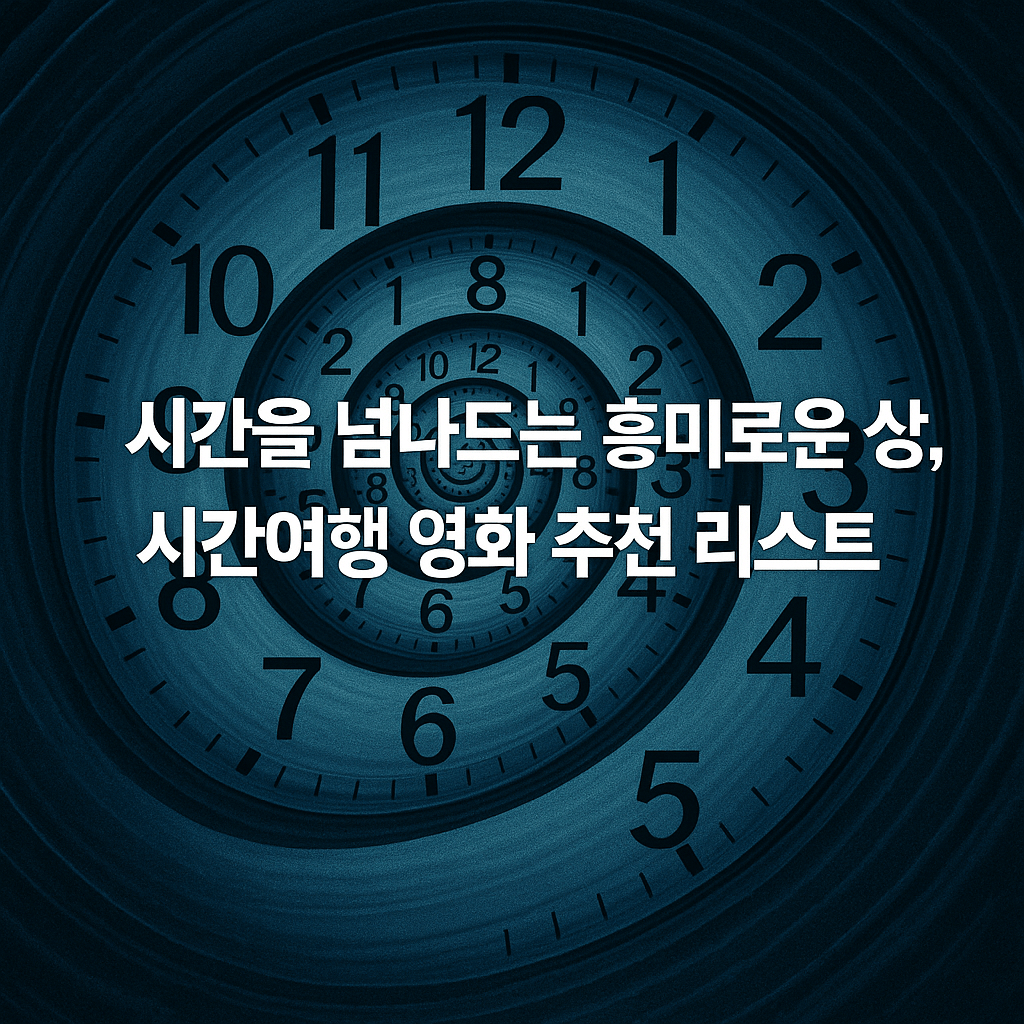 시간을 넘나드는 흥미로운 상상, 시간여행 영화 추천 리스트