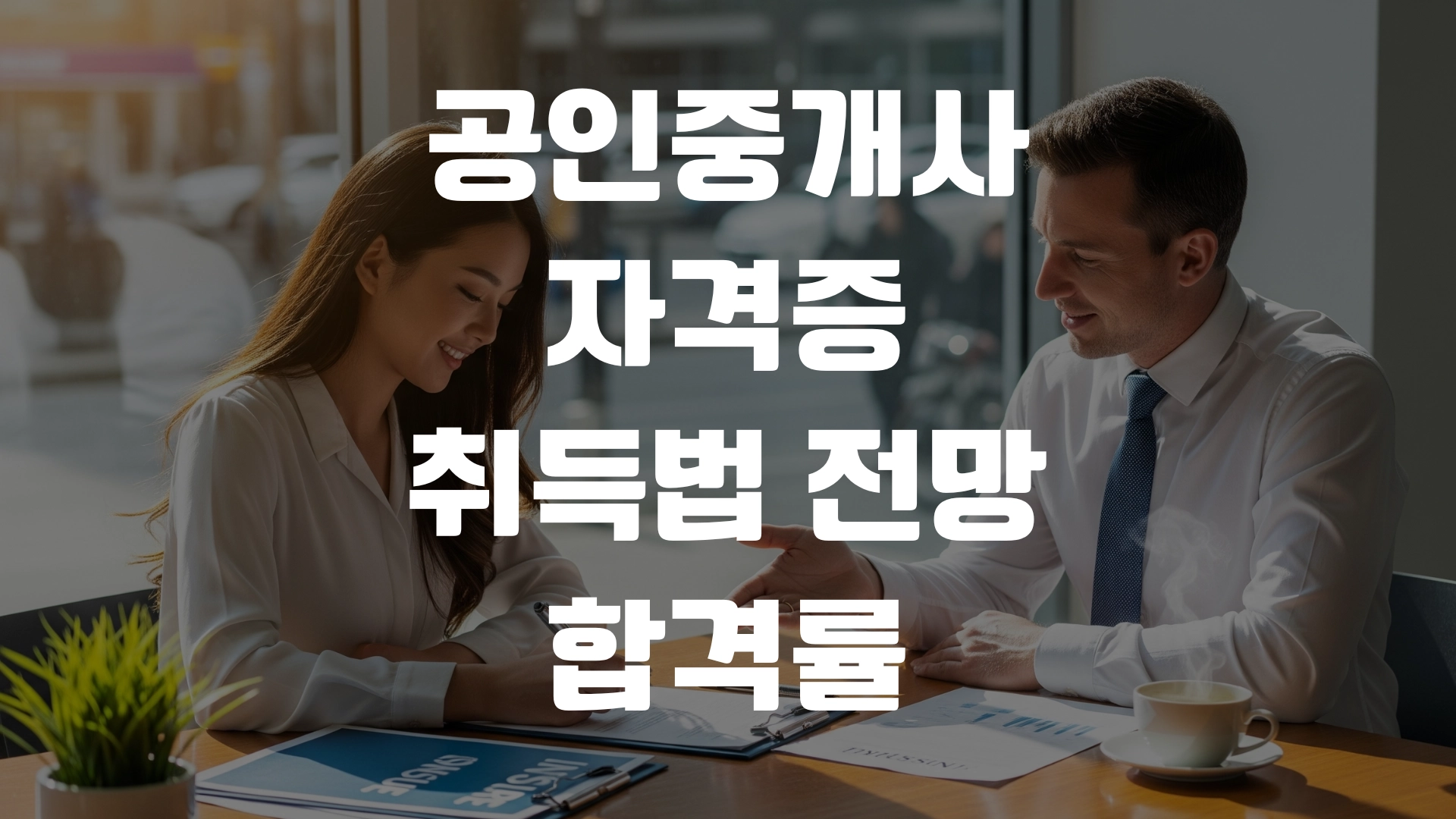 공인중개사 자격증 취득법 전망 합격률 총정리! 포스팅 섬네일