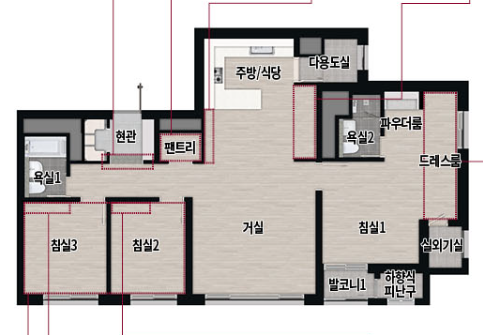 검단-롯데캐슬-넥스티엘-평면도-84C