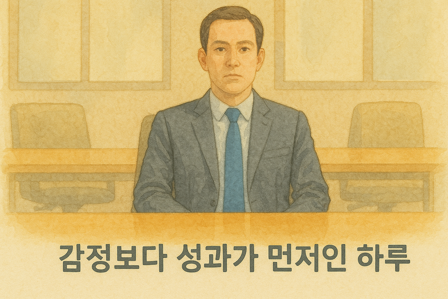 업무 중인 비즈니스맨의 하루
