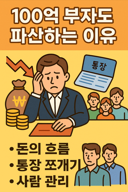 100억 부자도 파산하는 이유 (돈의 흐름, 통장 쪼개기, 사람 관리)