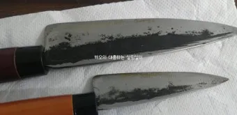 칼 녹 제거 식초 레몬 스펀지 오일코팅 유지법_2