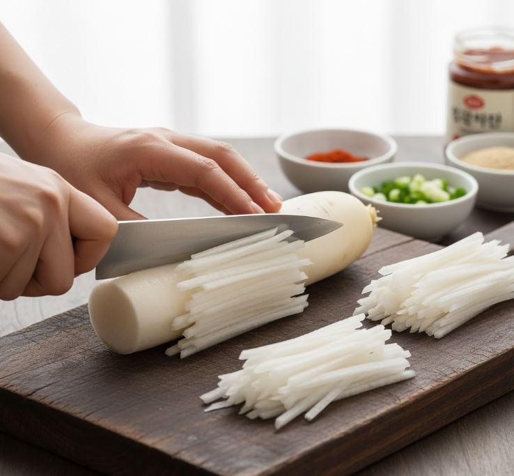 무생채 써는 법