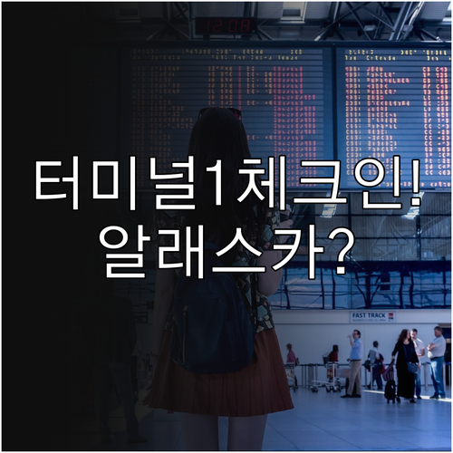 알래스카 항공 인천공항 제1터미널 위..
