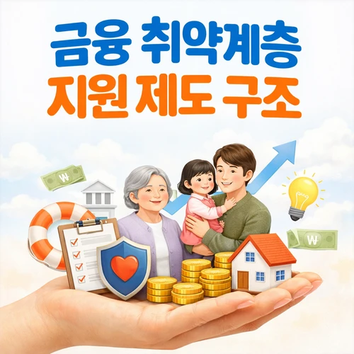 금융 취약계층 지원 제도 구조 썸네일