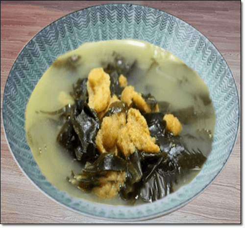 성게알 미역국 효능