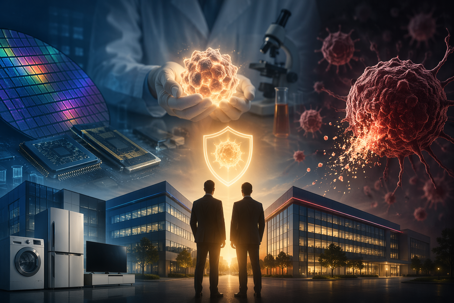 반도체·가전 다음은 ‘암 정복’…삼성·LG가 1% 확률에 베팅한 이유 관련 사진