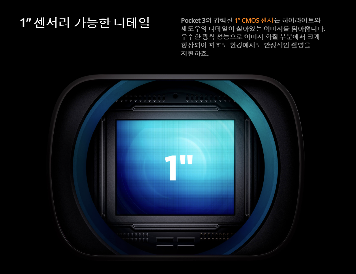 오즈모포켓3 1인치