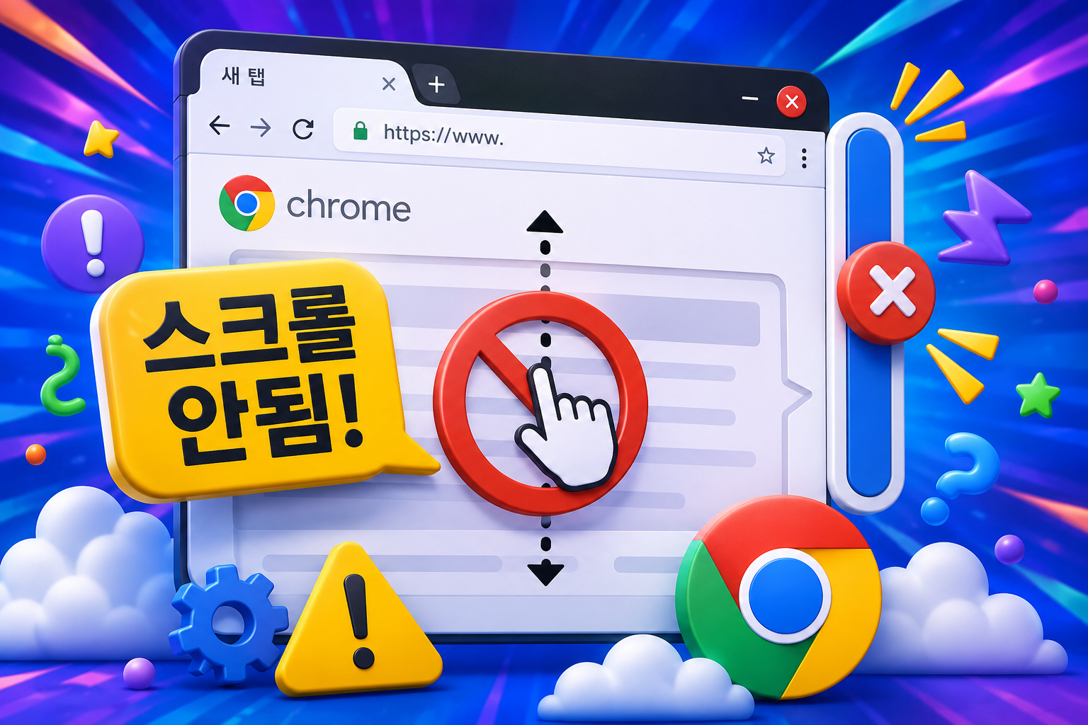 크롬 스크롤 안됨 버벅임 해결방법 총정리 크롬 스크롤 끊김 크롬 화면 출렁임