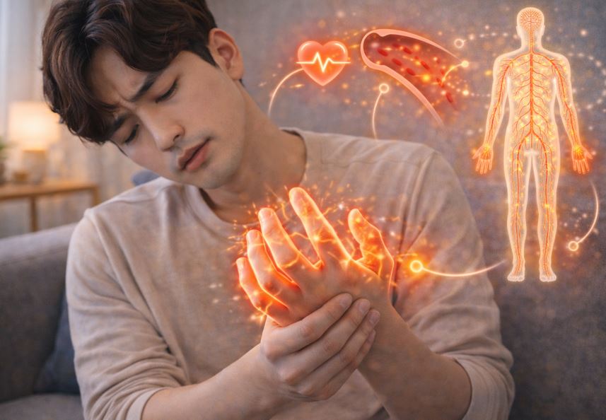 손 저림 증상이 보내는 신체 신호