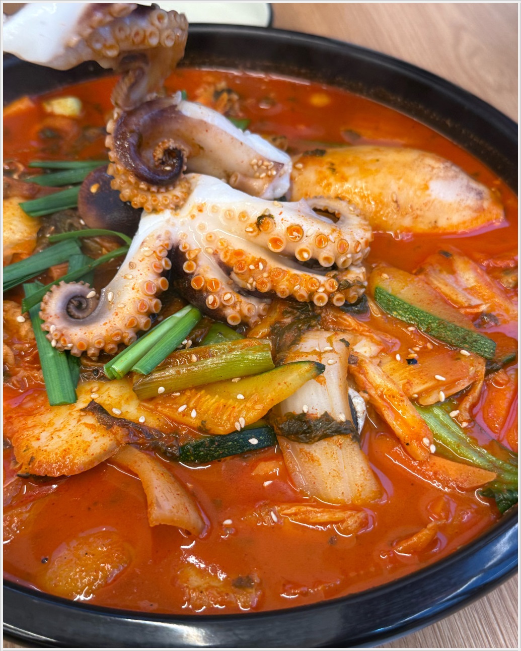 시래기 해물짬뽕