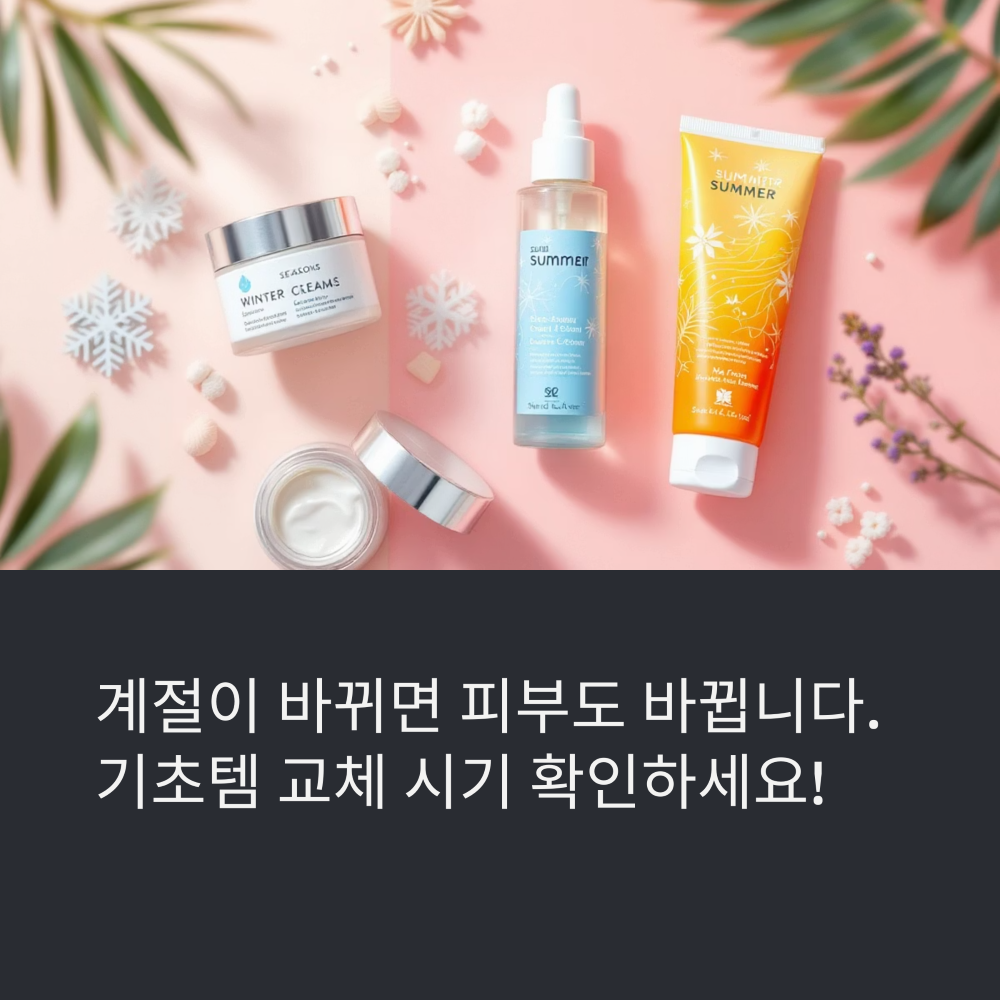 계절별로 꼭 바꿔야 하는 기초템 3가지