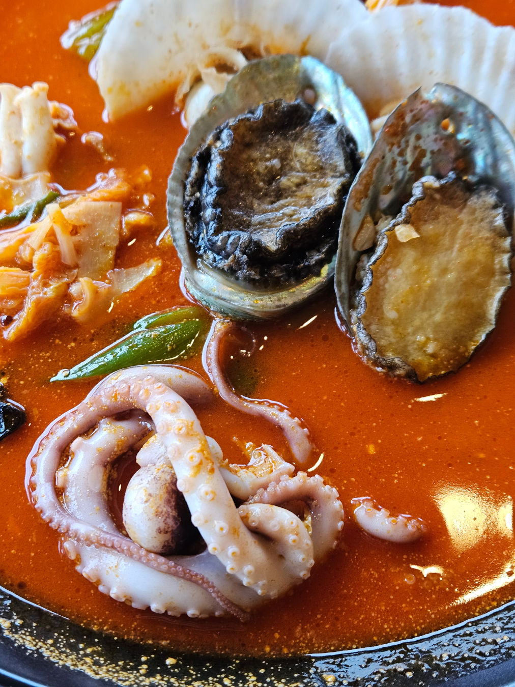 포도 호텔 짬뽕 우동 전복