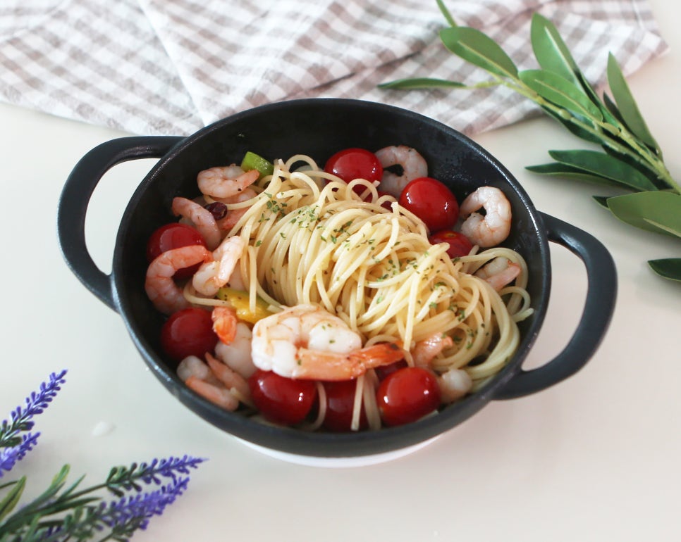 새우 감바스 파스타
