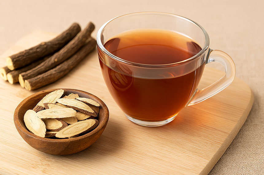 감초차-부드럽고-은은한-단맛+항염-효과