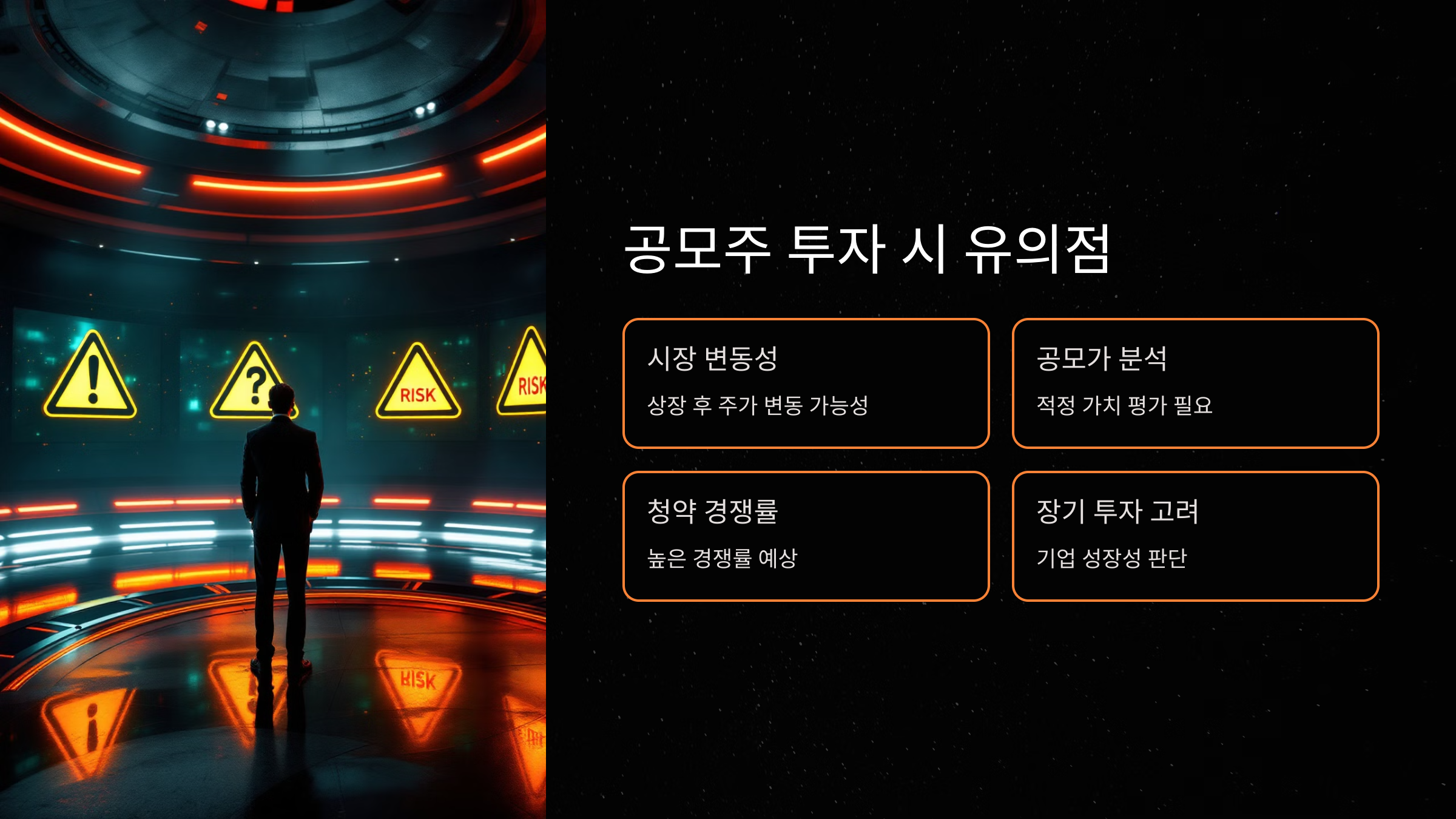 공모주 투자 시 유의점