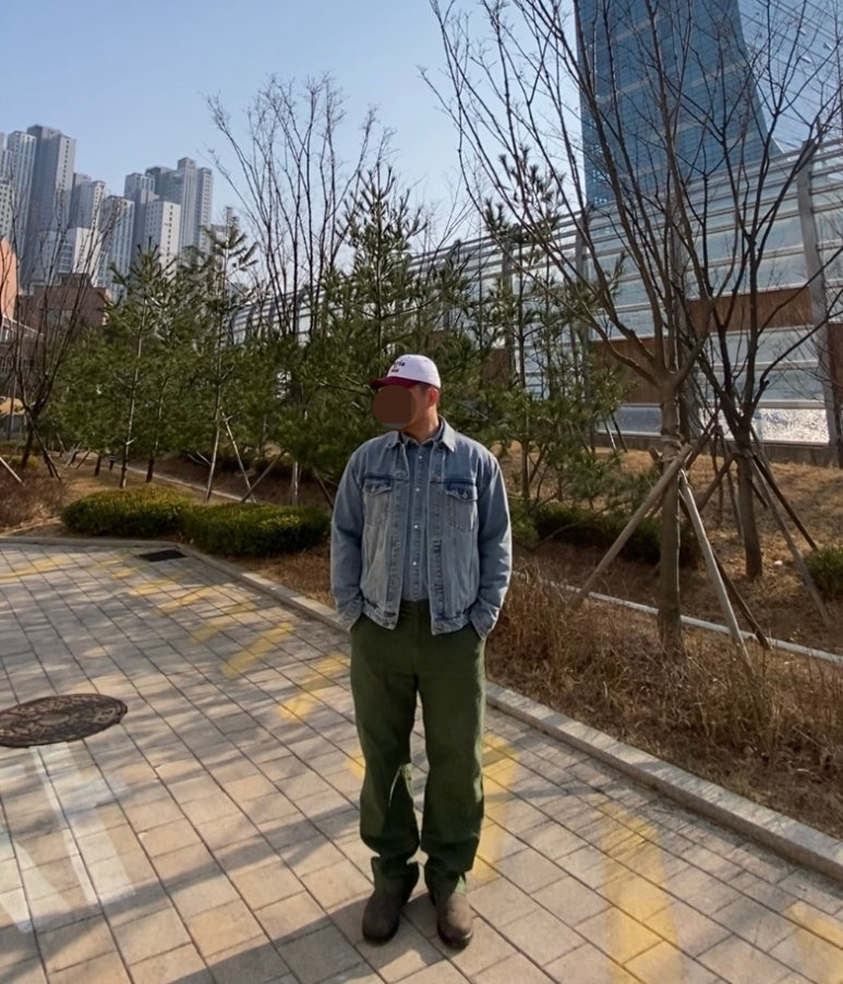 데일리룩('26.3.17.)윅 WICK 투톤 볼캡, 무신사스탠다드 데님 트러커 청재킷, 디미트리블랙 웨스턴 데님셔츠, 무신사스탠다드 퍼티그 팬츠, 블런드스톤 585 러스틱브라운