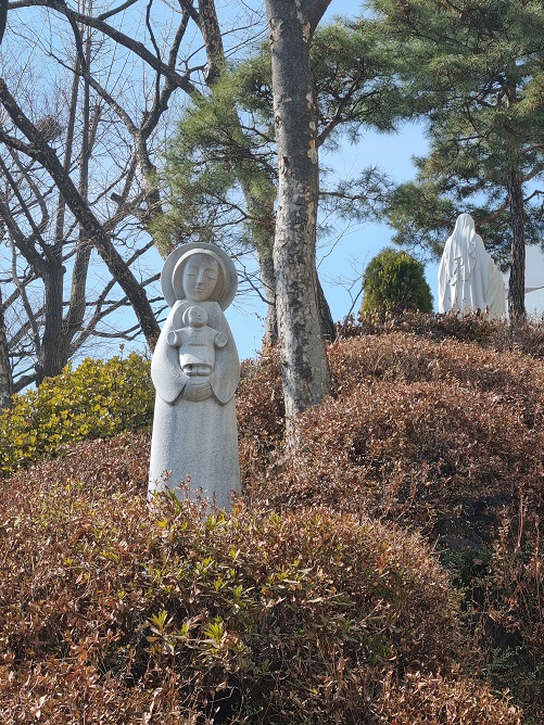 서울대교구 성직자묘지 &amp; 용산성당 성모자상