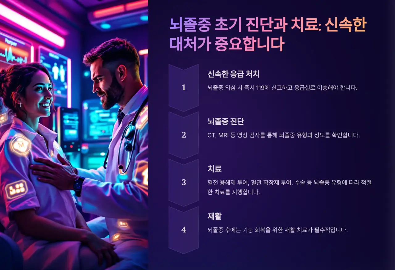 뇌졸중 초기 진단과 치료 방법