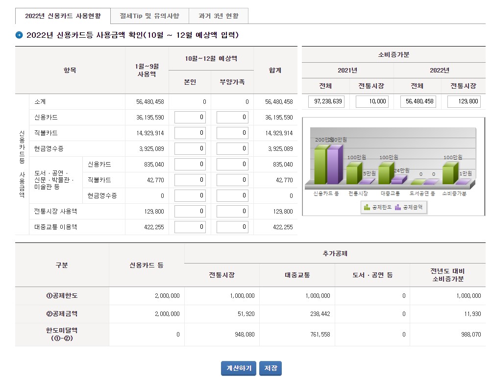 연말정산 미리보기
