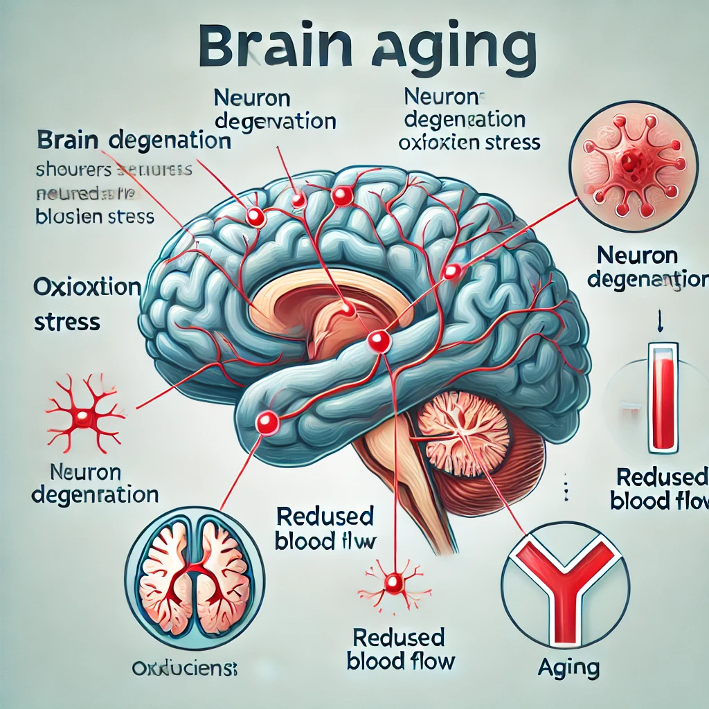 "뇌 노화가 진행되는 주요 원인과 신경세포 손상 메커니즘"