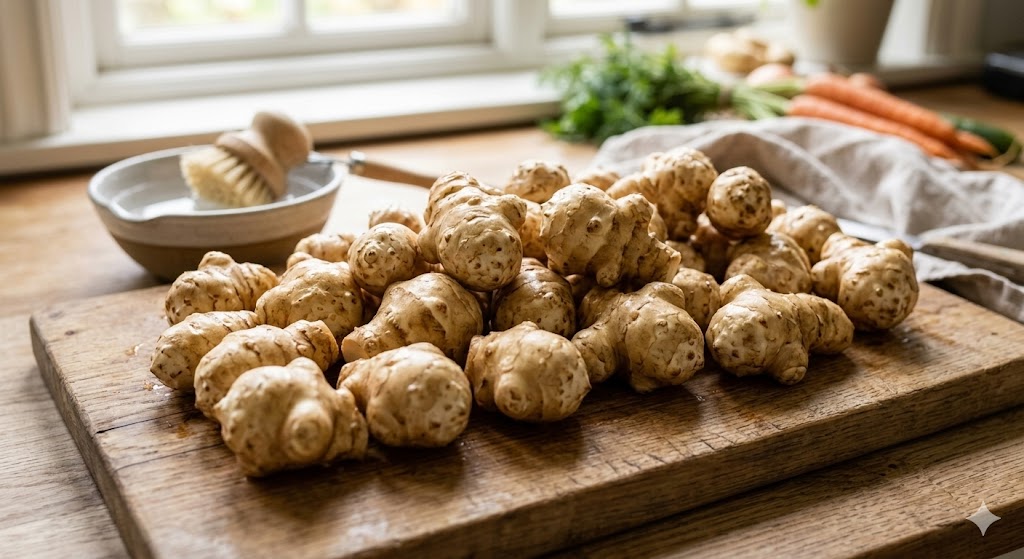 돼지감자 차 만들기