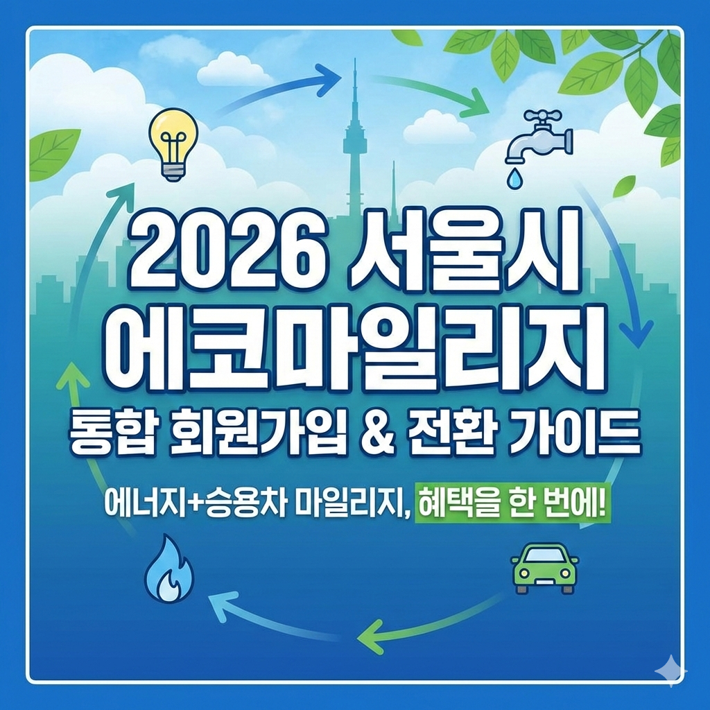 2026 서울시 에코마일리지 홈페이지 통합 회원가입 및 전환 가이드