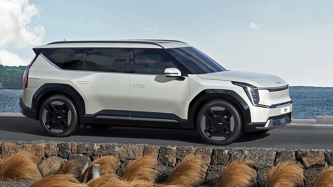 기아 EV9 외부 디자인