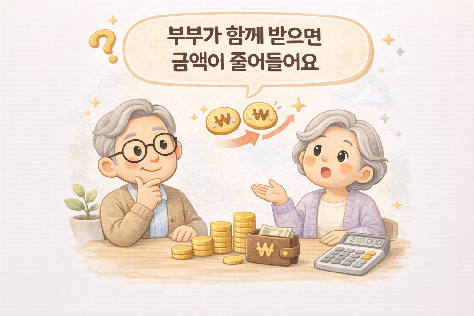 2026 기초연금 부부 감액 제도 설명 부부가 함께 받을 경우 1인 지급액이 줄어드는 구조