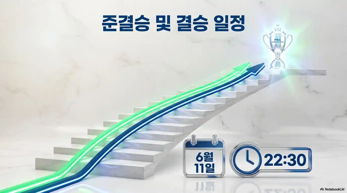 2026 하이원리조트 PBA 투어 준결승 및 결승 일정 - 6월 11일 22시 30분 시작