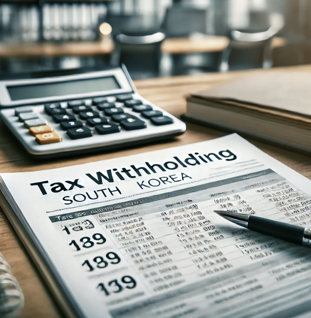 이자.배당소득 원천징수 계산 중