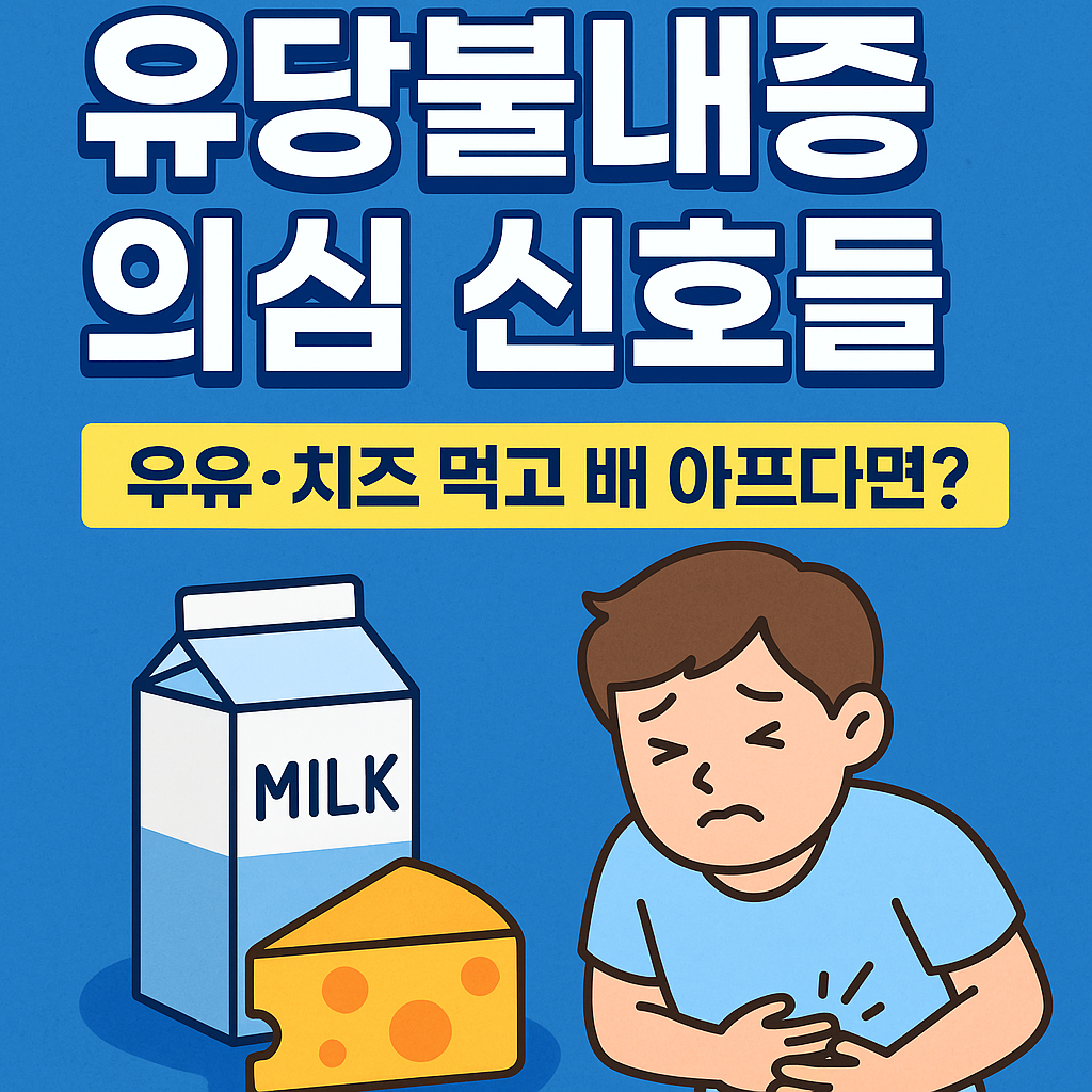 유당불내증이 의심될 때 나타나는 신호들 / 우유·치즈 먹고 속이 불편하다면?