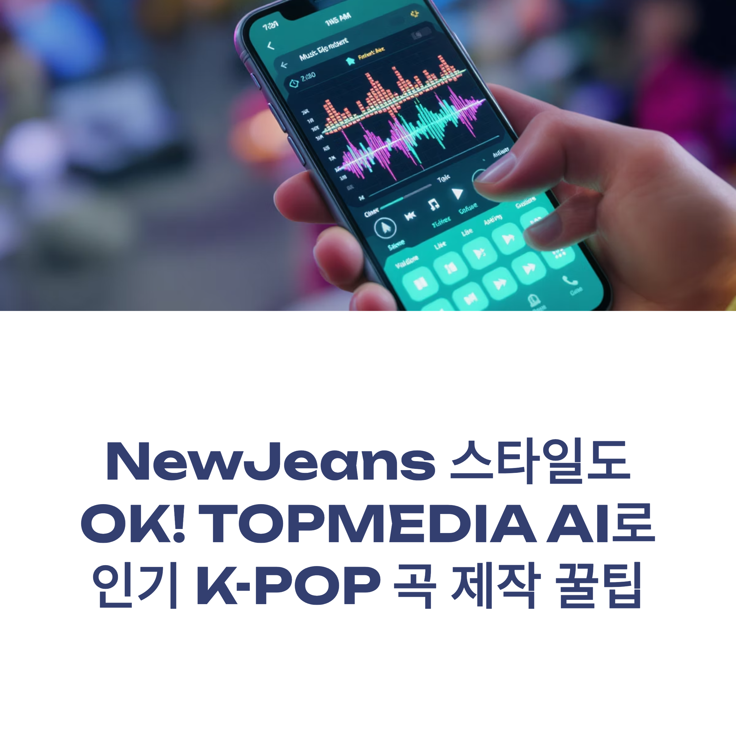 TOPMEDIA AI로 요즘 아이돌 감성의 K-POP 곡을 만드는 방법! 스타일 설정부터 가사, 멜로디, 쇼츠 편집까지 실전 꿀팁을 한눈에 정리했습니다.