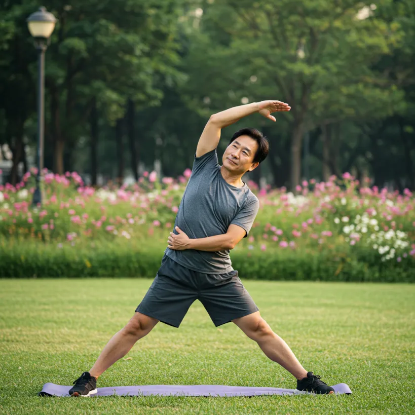 전립선 건강을 위한 생활 습관 컨셉 이미지