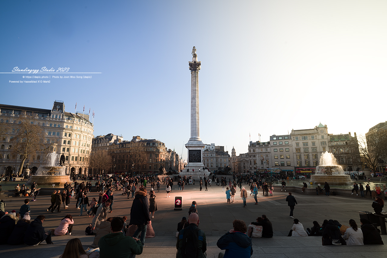 #런던 #영국 #유럽 #거리 #버스킹 #트라팔가광장 #서유럽여행