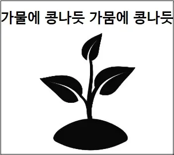 가물에 콩나듯 가뭄에 콩나듯