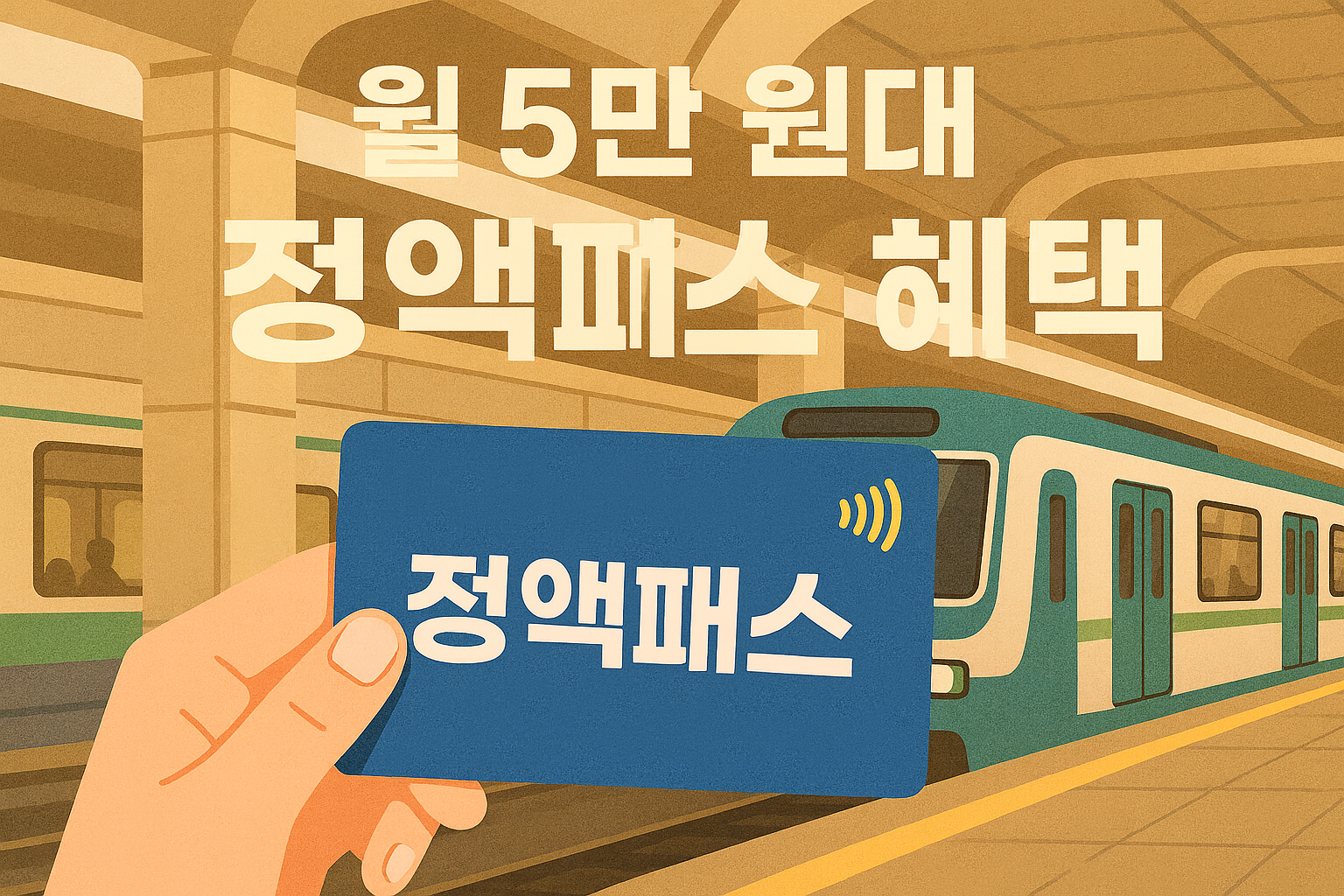 월 5만 원대 대중교통 정액패스로 20만 원 혜택? 가격 구조 완전 분석