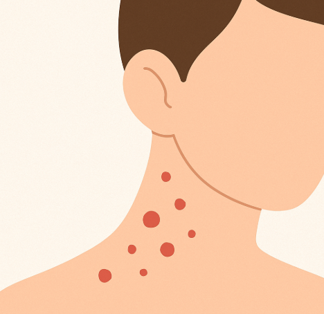 피부에 붉은반점이 생기는 이유