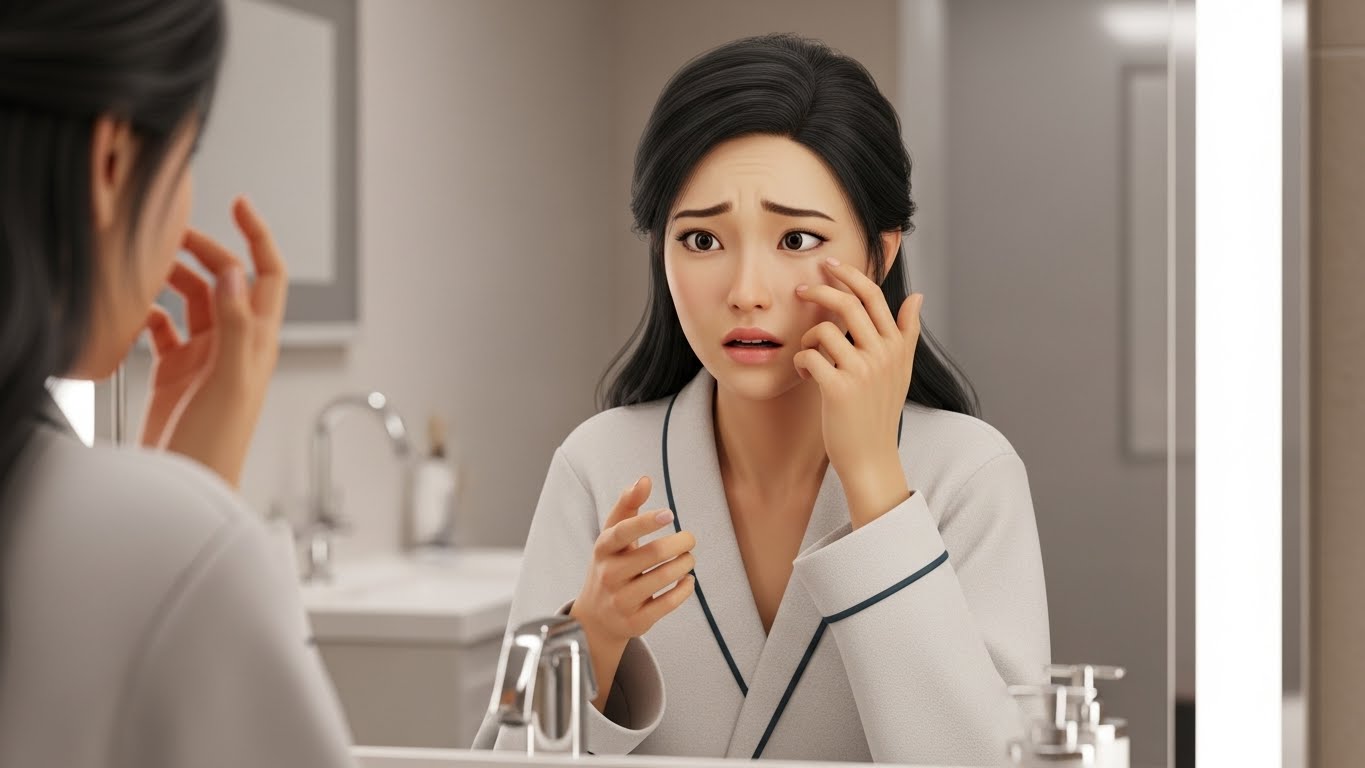 단순 회복 과정 vs 각막 손상 구별법