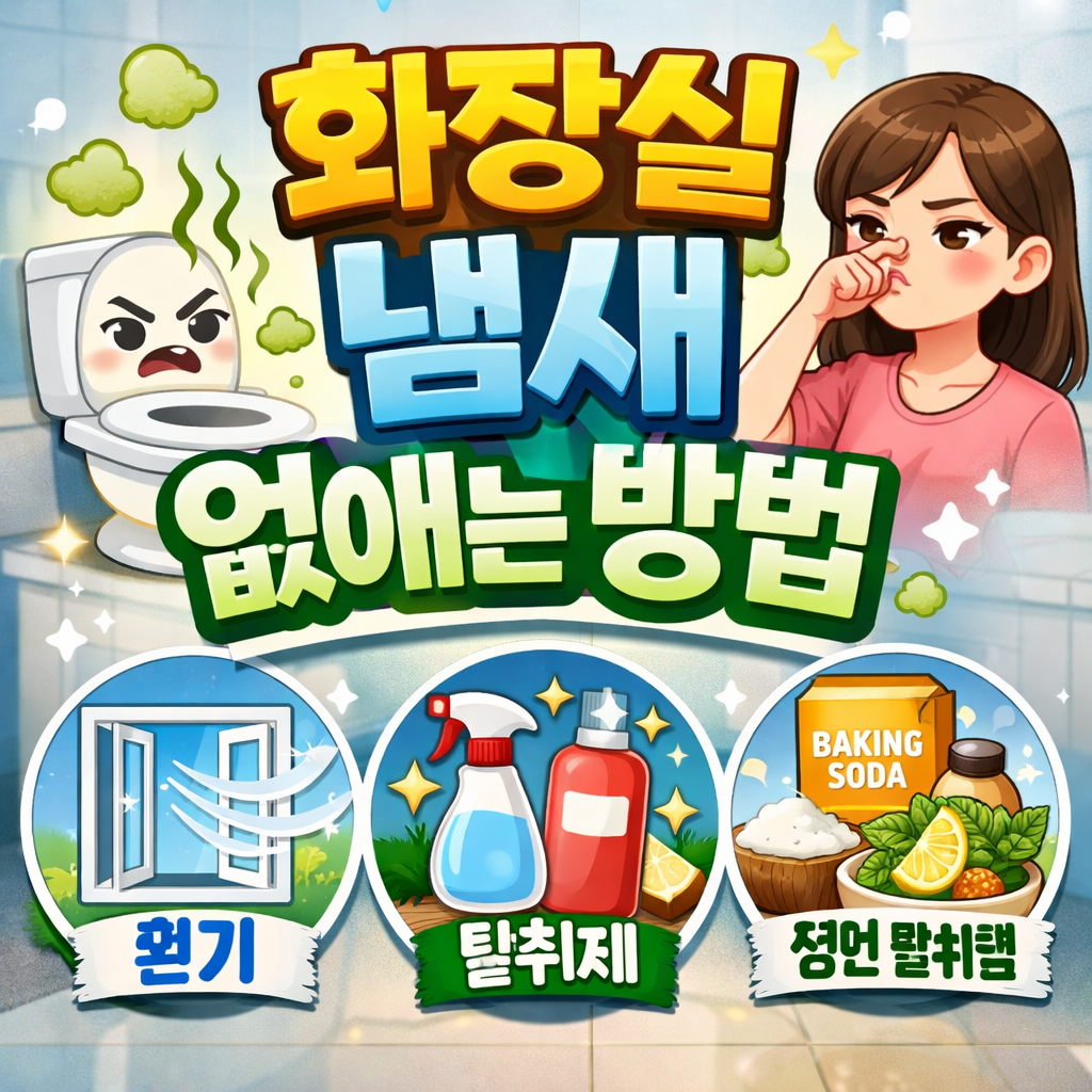 화장실 냄새 없애는 방법