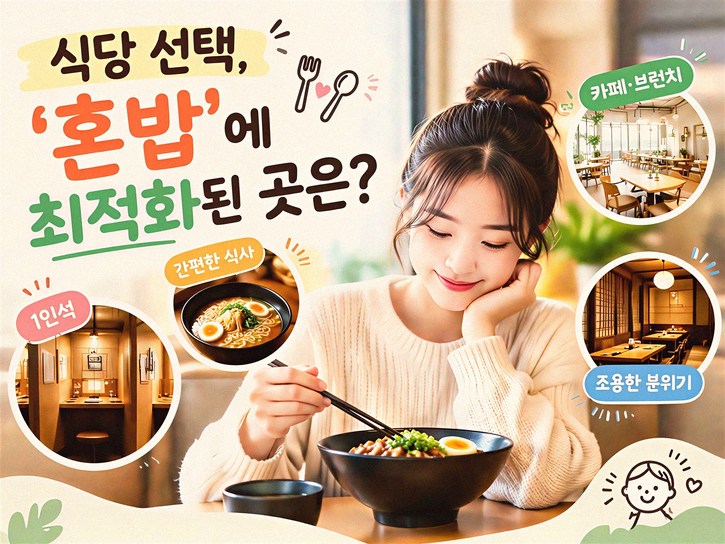혼자 밥 먹는 여행, 언제부터 편해졌을까요
