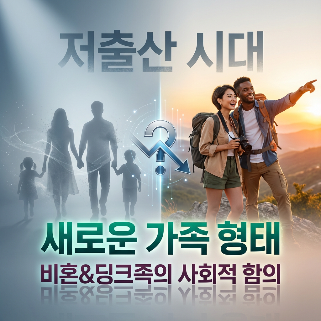 저출산 시대 새로운 가족 형태 비혼&딩크족의 사회적 함의