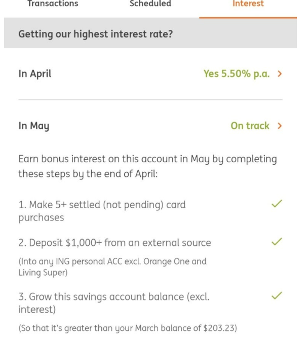 ING bank promotion- open bank account and get $125.