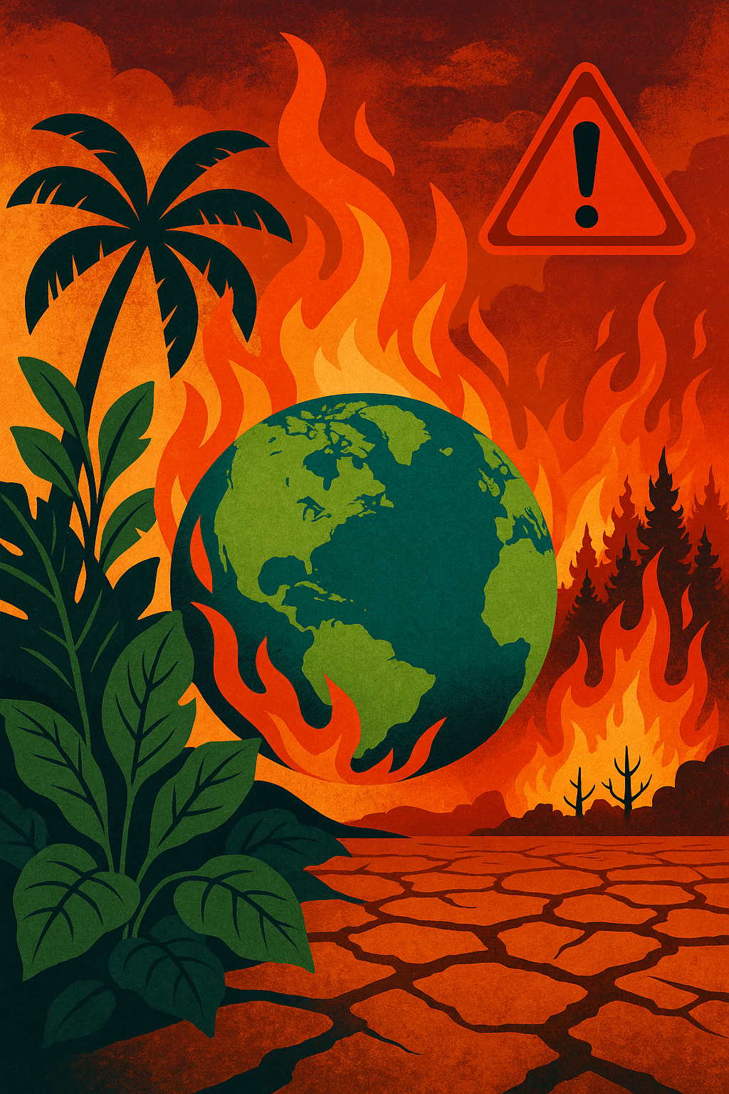 열대성 확산, 기후변화의 경고 이미지