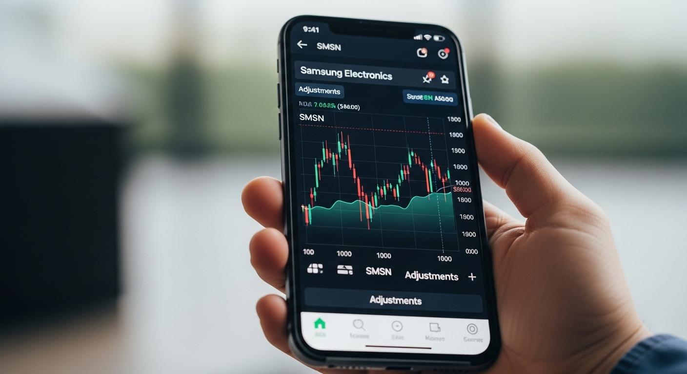 삼성전자 주가 조정