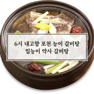 6시 내고향 포천 맛집 능이 갈비탕