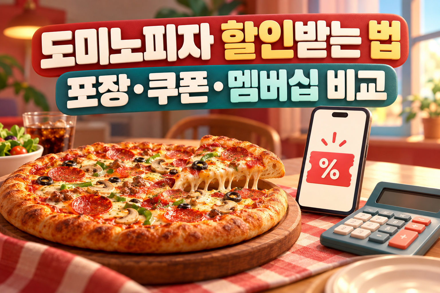 도미노피자 할인받는 법 - 방문포장&middot;통신사&middot;쿠폰 중복과 실제 결제금액 비교